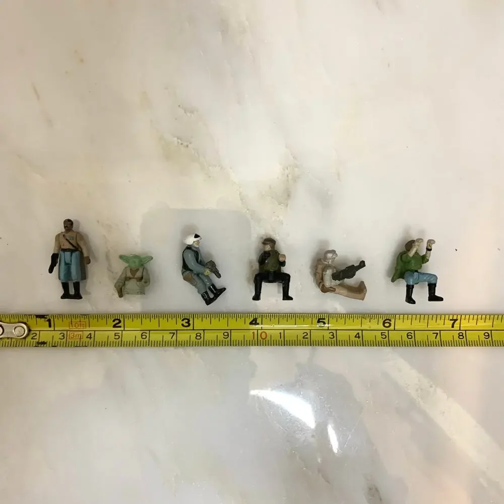 Micro Machines Star Wars Action Fleet, Battle Pack 1, Luke, Lei, Yoda, Lando
